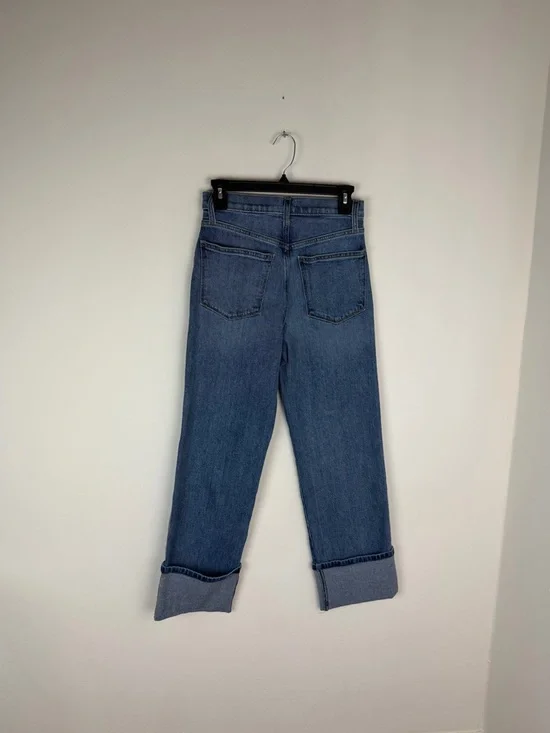 Joe’s Jeans The Margot Cuffed Jeans High Rise Straight Leg Size 25 - Picture 8 of 11